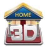 3d home android application logo